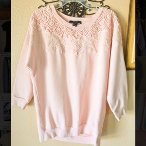Forever 21 Peachy Baby Pink Sweater - Barely Worn